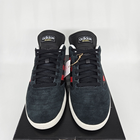 New Adidas Busenitz Pro 'Black Scarlet' Men's Skateboarding Shoes Size 12 - Picture 2 of 8